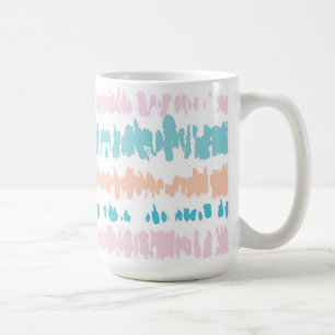 Pastel Batik Muster Kaffeetasse