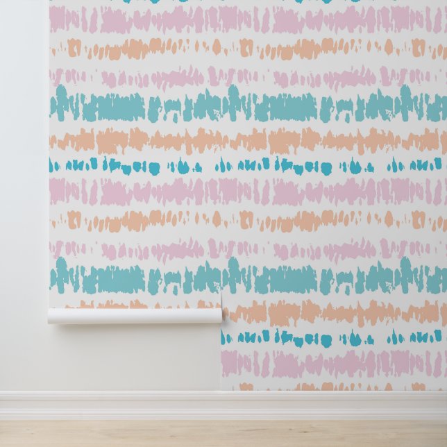Pastel Batik Muster Tapete (Anwendung)