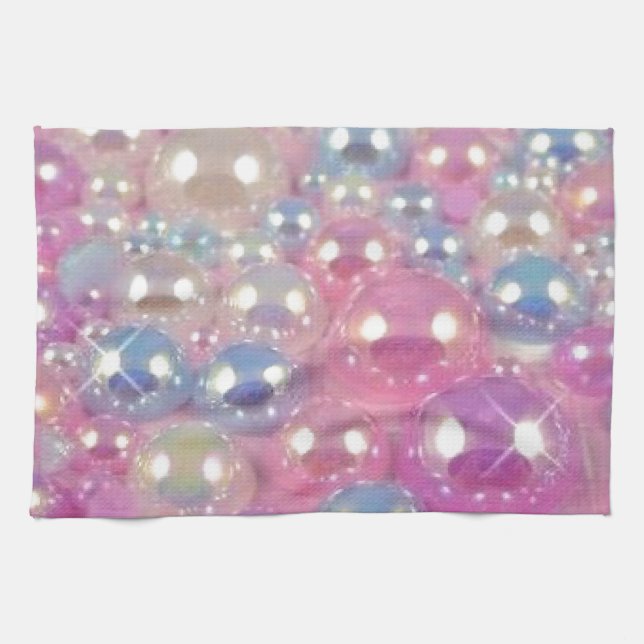 Pastel Beads Küchentuch (Horizontal)