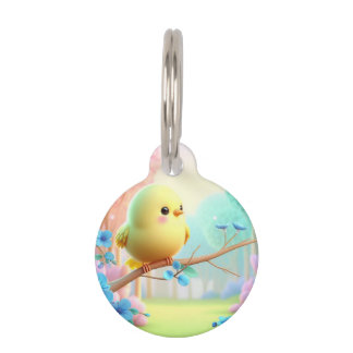 Pastel Bloom Keychain — Floral Charm for Bags & Ke Haustiermarke