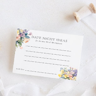 PASTEL BLOOMING BLUME BRAUTPARTY DATUM NACHT EINLADUNG