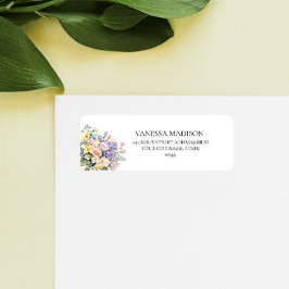 Pastel Blooming Wildblumen Blumenhochzeit