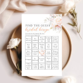 Pastel Blooms finden das Bridal Bingo Game