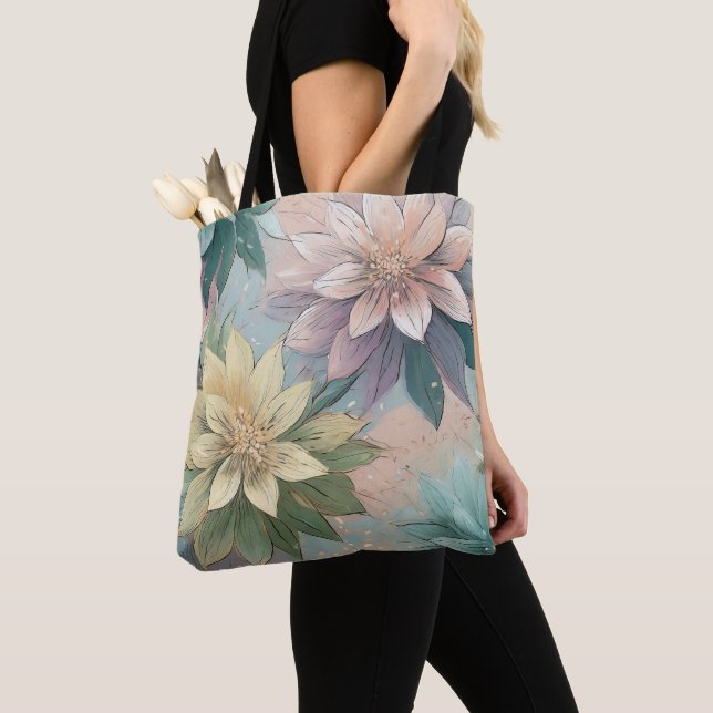 Pastel Blossom Burst: Muster für Blumenexplosionen (Von Nahem)