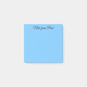Pastel Blue Abend Sky Post-it Klebezettel