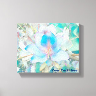 Pastel Blue Blossom Leinwanddruck