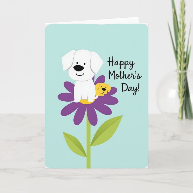 Pastel Blue Flower Petals Card Karte (Vorderseite)