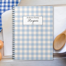 Pastel Blue Gingham Recipe