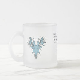 Pastel Blue House Rorschach for Psychologists and  Mattglastasse