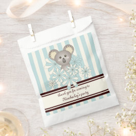 Pastel Blue Koala Kindergeburtstag / Baby Boy Dusc Geschenktütchen