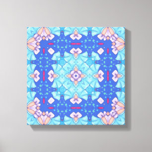 Pastel Blues Serenity Abstract Home Wall Art Leinwanddruck