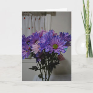 Pastel Blume Bouquet & Cake, Geburtstag Karte