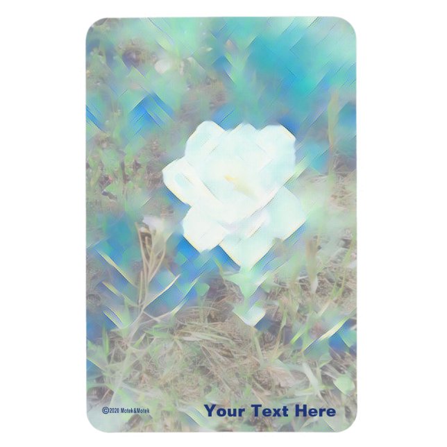 Pastel-Blume Magnet (Vertikal)