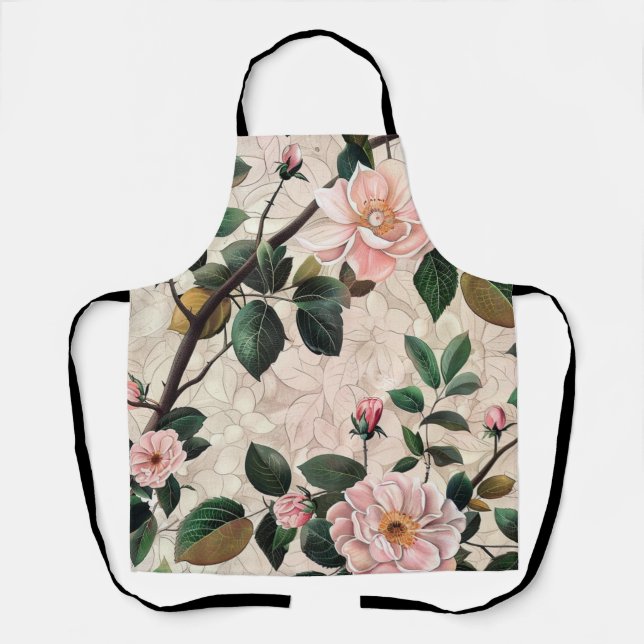 Pastel Blume Schürze (Vorderseite)