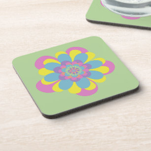 Pastel-Blume Untersetzer