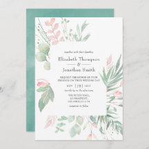 Pastel Blush Greenerity Wedding