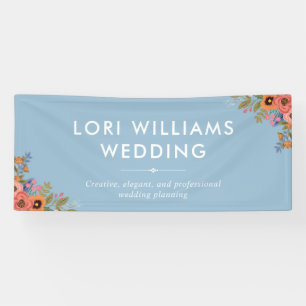 Pastel Boho Floral Bouquets Banner