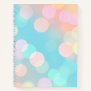 Pastel Bokeh Bullet Journal / Linken-Notebook Notizbuch
