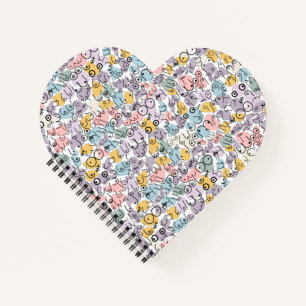 Pastel Breast Pattern Notizbuch