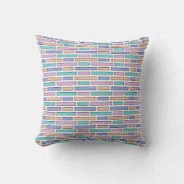 Pastel Bricks Mosaic Kissen