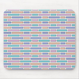 Pastel Bricks Mosaic Mousepad