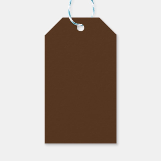 Pastel Brown, Kiefernkone, Puce, Geschenkanhänger (Vorderseite)