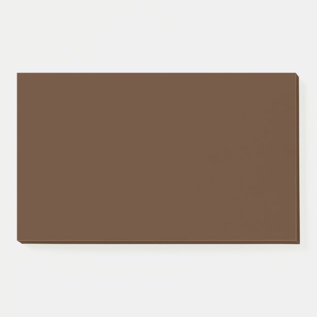 Pastel Brown, Pine Cone, Puce Post-it Klebezettel (Vorderseite)