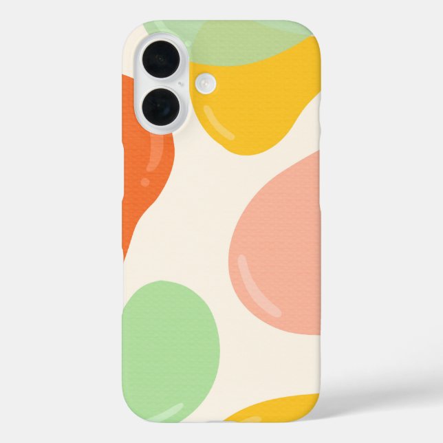Pastel Bubbles Case-Mate iPhone Hülle (Rückseite)