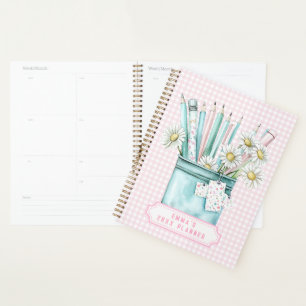 Pastel Bücher Literaturfach Planer