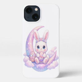 Pastel Bunny Mond iPhone-Hülle iPhone 13 Hülle