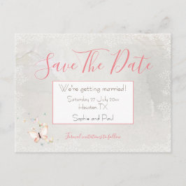 Pastel Butterfells Grenze/Save the Date Postkarten