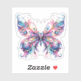 Pastel Butterfly Stickers Aufkleber