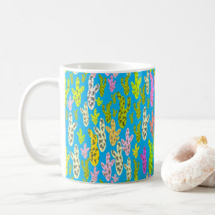 Pastel Cacti Tasse