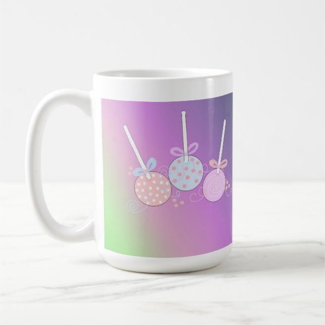 Pastel Cake Pops Kaffeetasse (Links)