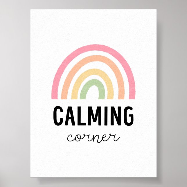 Pastel Calming Corner Poster (Vorne)