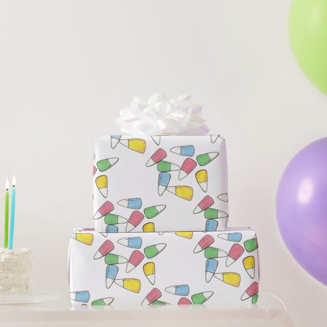 Pastel Candy Mais Osterkörbe Kerzen Geschenkpapier (Partygeschenke)