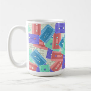 Pastel Cassette Tapes - ästhetische Musik der 90er Kaffeetasse