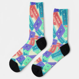 Pastel Cassette Tapes - ästhetische Musik der 90er Socken
