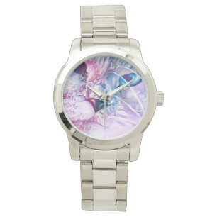 Pastel Cat Dreamscape Armbanduhr