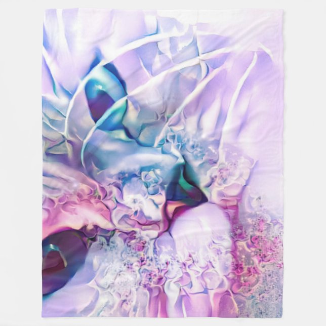 Pastel Cat Dreamscape Fleecedecke (Vorderseite)