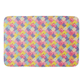 Pastel Cats Kunstduschvorhänge - Powroom Gift Badematte