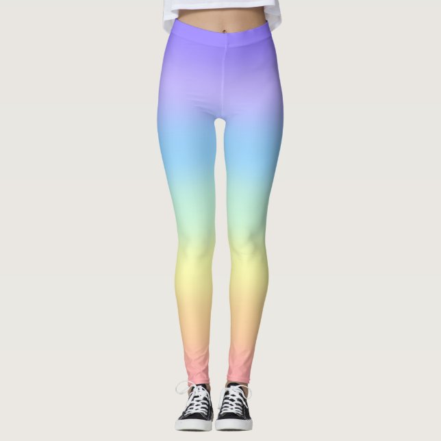 Pastel Chakra Leggings (Vorderseite)