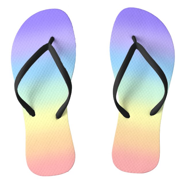 Pastel Chakras Flip Flops (Fußbett)