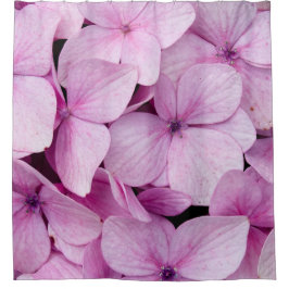 Pastel Charm: Pink Flowers in the Heart of SAPA Duschvorhang