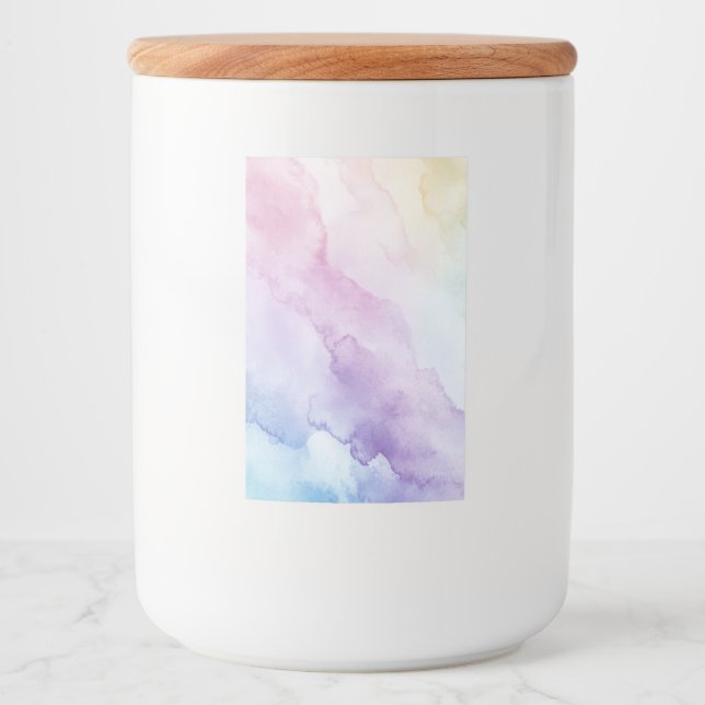 Pastel Charm Storage Jar Lebensmitteletikett (Vorderseite)
