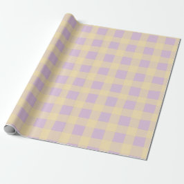 Pastel Checkered Gingham Geschenkpapier