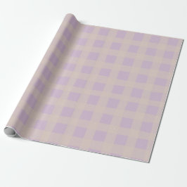 Pastel Checkered Gingham Geschenkpapier