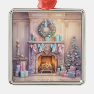 Pastel Chrismas Ornament Aus Metall