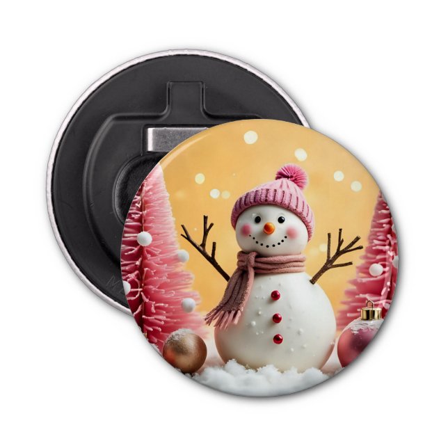 Pastel Christmas -Bottle Opener Flaschenöffner (Vorderseite)