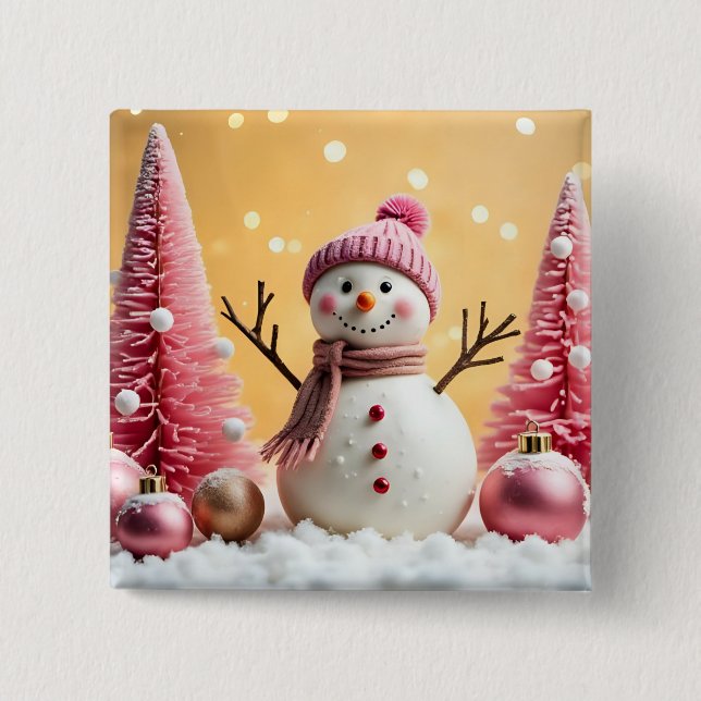 Pastel Christmas - Button (Vorderseite)